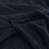 Darrahopens Home & Garden > Bedding > Blankets & Throws Ardor Teddy Navy Ultra Soft Cozy Fleece Blanket Queen