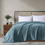 Darrahopens Home & Garden > Bedding > Blankets & Throws Ardor Teddy Sea Mist Ultra Soft Cozy Fleece Blanket Queen