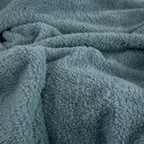 Darrahopens Home & Garden > Bedding > Blankets & Throws Ardor Teddy Sea Mist Ultra Soft Cozy Fleece Blanket Queen