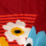 Darrahopens Home & Garden > Bedding > Blankets & Throws Assorted Extra Large Print Polar Fleece Throw Rug 150 x 200 cm Burgundy Floral
