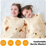 Darrahopens Home & Garden > Bedding > Blankets & Throws Burrito Blanket Giant Flour Tortilla Double Sided Blanket