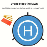 Darrahopens Home & Garden > Bedding > Blankets & Throws **Drone Quick-Fold Landing Pad + UV-Resistant Storage Bag Combo | Dual-Sided Takeoff/Landing, UV Protection & Shockproof, Ready-to-Go for Outdoor Aerial Photography, a Lightweight Protection System Designed for Pilots**（Yellow)）
