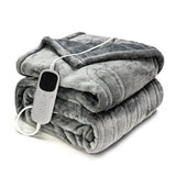 Darrahopens Home & Garden > Bedding > Blankets & Throws Electric Heated Blanket Smart Thermostatic Intelligent Timing Automatic - Beige - Size 1.5-1.8m In Australia - Darrahopens