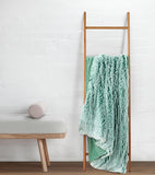 Darrahopens Home & Garden > Bedding > Blankets & Throws Gioia Casa Double Sided Faux Fur Shaggy Throw Blanket - Emerald