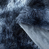 Darrahopens Home & Garden > Bedding > Blankets & Throws Gioia Casa Double Sided Faux Fur Shaggy Throw Blanket - Navy