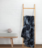 Darrahopens Home & Garden > Bedding > Blankets & Throws Gioia Casa Double Sided Faux Fur Shaggy Throw Blanket - Navy