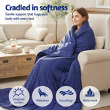 Darrahopens Home & Garden > Bedding > Blankets & Throws Giselle 11KG Adults Size Anti Anxiety Weighted Blanket Gravity Blankets Royal Blue