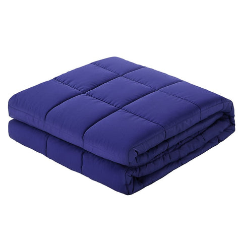 Darrahopens Home & Garden > Bedding > Blankets & Throws Giselle 11KG Adults Size Anti Anxiety Weighted Blanket Gravity Blankets Royal Blue