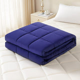 Darrahopens Home & Garden > Bedding > Blankets & Throws Giselle 11KG Adults Size Anti Anxiety Weighted Blanket Gravity Blankets Royal Blue