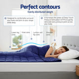 Darrahopens Home & Garden > Bedding > Blankets & Throws Giselle 9KG Adults Size Anti Anxiety Weighted Blanket Gravity Blankets Royal Blue