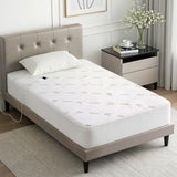 Darrahopens Home & Garden > Bedding > Blankets & Throws Giselle Electric Blanket Bamboo Fabric Single Fitted Heated Pad Underlay Washable Winter