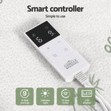 Darrahopens Home & Garden > Bedding > Blankets & Throws Giselle Electric Blanket Bamboo Fabric Single Fitted Heated Pad Underlay Washable Winter