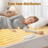 Darrahopens Home & Garden > Bedding > Blankets & Throws Giselle Electric Blanket King Single Heated Fully Fitted Washable Pad Winter Warm