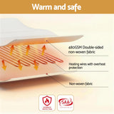 Darrahopens Home & Garden > Bedding > Blankets & Throws Giselle Electric Blanket King Single Heated Fully Fitted Washable Pad Winter Warm