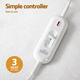 Darrahopens Home & Garden > Bedding > Blankets & Throws Giselle Electric Blanket King Single Heated Fully Fitted Washable Pad Winter Warm