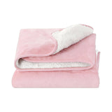 Darrahopens Home & Garden > Bedding > Blankets & Throws Giselle Electric Throw Rug Dual Side Fleece Flannel Heated Blanket Pink