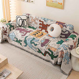 Darrahopens Home & Garden > Bedding > Blankets & Throws Graffiti Colored 180x340cm Sofa Blanket, Urban Art Throw