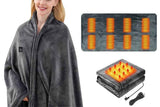 Darrahopens Home & Garden > Bedding > Blankets & Throws Heated Shawl Wraps for Women USB Wireless Heated Blanket with 3 Heating Levels