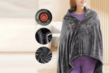 Darrahopens Home & Garden > Bedding > Blankets & Throws Heated Shawl Wraps for Women USB Wireless Heated Blanket with 3 Heating Levels
