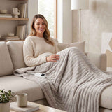 Darrahopens Home & Garden > Bedding > Blankets & Throws Heated Throw Blanket, Soft Double-Sided Fleece with Adjustable Heat Settings