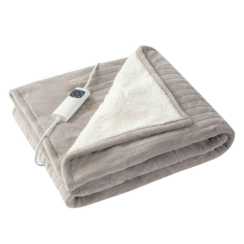 Darrahopens Home & Garden > Bedding > Blankets & Throws Heated Throw Blanket, Soft Double-Sided Fleece with Adjustable Heat Settings