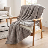 Darrahopens Home & Garden > Bedding > Blankets & Throws Heated Throw Blanket, Soft Double-Sided Fleece with Adjustable Heat Settings