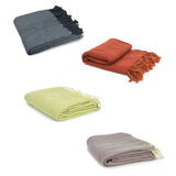 Darrahopens Home & Garden > Bedding > Blankets & Throws Herringbone Acrylic Throw Charcoal
