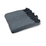 Darrahopens Home & Garden > Bedding > Blankets & Throws Herringbone Acrylic Throw Charcoal