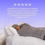 Darrahopens Home & Garden > Bedding > Blankets & Throws Hooded Sleep Pod: Adults Large Wearable Blanket – Comfy Hooded Cocoon, Cooling, Machine Washable (Grey, 185×50cm)