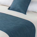 Darrahopens Home & Garden > Bedding > Blankets & Throws Jason Linen Look Marine Bed Runner Double/Queen