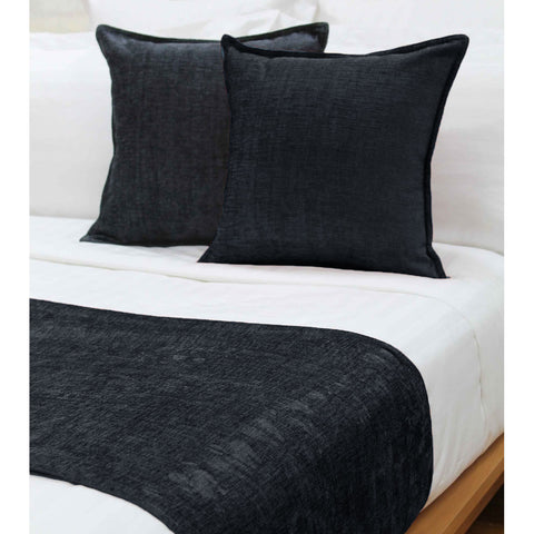 Darrahopens Home & Garden > Bedding > Blankets & Throws Jason Parker Charcoal Bed Runner Double/Queen