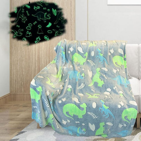 Darrahopens Home & Garden > Bedding > Blankets & Throws Kids Cozy Blanket, Glow In The DArk Soft Cozy Blanket, Sofa Bed Soft Blanket For Girls And Boys. (130X150 Cm)