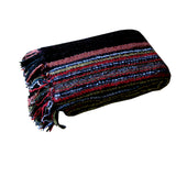 Darrahopens Home & Garden > Bedding > Blankets & Throws Liam Acrylic Knitted Throw Rug with Fringe No7
