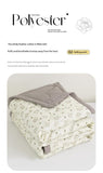 Darrahopens Home & Garden > Bedding > Blankets & Throws Lightweight Reversible Summer Quilt - Soft, Breathable & Machine Washable Comforter(150x200cm Plaid Bear)