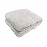Darrahopens Home & Garden > Bedding > Blankets & Throws Meadow Soft Faux Fur Throw Rug 127 x 152 cm Off White
