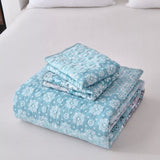 Darrahopens Home & Garden > Bedding > Blankets & Throws Peaceful Quilted coverlet and pillowcovers set: Relax and Unwind - Queen size