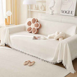 Darrahopens Home & Garden > Bedding > Blankets & Throws Pearl White 180 x 340 cm Sofa Blanket