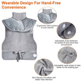 Darrahopens Home & Garden > Bedding > Blankets & Throws Portable Electric Heating Pad Wrap Heated Neck Shoulder Back Warm Pain Relief