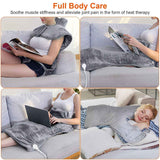 Darrahopens Home & Garden > Bedding > Blankets & Throws Portable Electric Heating Pad Wrap Heated Neck Shoulder Back Warm Pain Relief