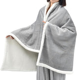 Darrahopens Home & Garden > Bedding > Blankets & Throws Scarf - Blanket - Warm Scarf - Soft and Lightweight - Comfortable and Breathable - Suitable for Daily Use - Ideal for Warm Scarves and Blankets for Women and Girls at Home（Grey）