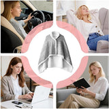 Darrahopens Home & Garden > Bedding > Blankets & Throws Scarf - Blanket - Warm Scarf - Soft and Lightweight - Comfortable and Breathable - Suitable for Daily Use - Ideal for Warm Scarves and Blankets for Women and Girls at Home（Grey）