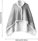 Darrahopens Home & Garden > Bedding > Blankets & Throws Scarf - Blanket - Warm Scarf - Soft and Lightweight - Comfortable and Breathable - Suitable for Daily Use - Ideal for Warm Scarves and Blankets for Women and Girls at Home（Grey）