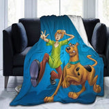Darrahopens Home & Garden > Bedding > Blankets & Throws Scooby-Doo Soft Fleece Blankets 50x40in 125x100cm Warm for All Seasons Compatible