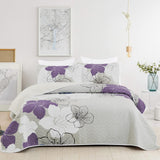 Darrahopens Home & Garden > Bedding > Blankets & Throws Serene Quilted bedspread and pillowcovers set: Enjoy Tranquil Comfort - Queen size