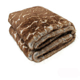 Darrahopens Home & Garden > Bedding > Blankets & Throws Sia Luxury Range Faux Fur Throw Rug 127 x 152 cm Giraffe