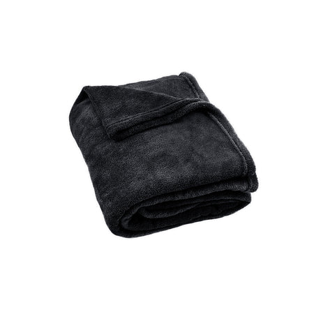 Darrahopens Home & Garden > Bedding > Blankets & Throws Super Soft Coral Fleece Large Throw Rug Charcoal