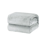 Darrahopens Home & Garden > Bedding > Blankets & Throws Super Soft Micro Flannel Plush Blanket Single 150 x 220 cm Grey