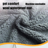 Darrahopens Home & Garden > Bedding > Blankets & Throws The Waterproof Blanket, Snuggle Blanket for Sofa Bed Couch, Waterproof Pet Blanket for Dog and Cat, 100% Leak Proof Waterproof Fully Pee Proof Brown Brown L:145*165CM