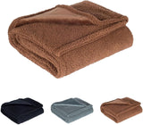 Darrahopens Home & Garden > Bedding > Blankets & Throws The Waterproof Blanket, Snuggle Blanket for Sofa Bed Couch, Waterproof Pet Blanket for Dog and Cat, 100% Leak Proof Waterproof Fully Pee Proof Brown Brown L:145*165CM