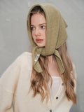 Darrahopens Home & Garden > Bedding > Blankets & Throws Triangular Knitted Scarf - Soft Acrylic Fabric - As a Scarf, Shawl or Blanket - In Solid Colors - Red
